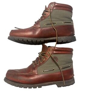 Timberland Gore-Tex 7 eye Chukka Leather Boots size 12  Vintage 90s Early 2000s